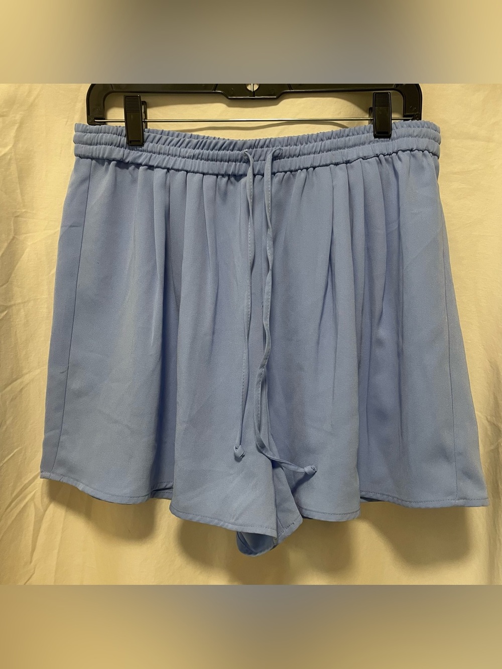 J. Crew Light Blue High-Waist Drawstring Shorts